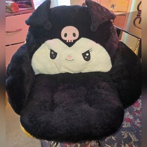 Hello Kitty Character Kuromi Soft Cozy Plush Chair Cover. Make Seat Feel Good.